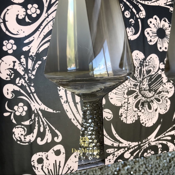 Christian Siriano Silver Rhinestone Crystal Glass - Picture 3 of 7